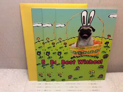 RSVP EASTER GREETING CARDS New w/envelope LOT-3 ''BEST WISHES!  From the Easter.''