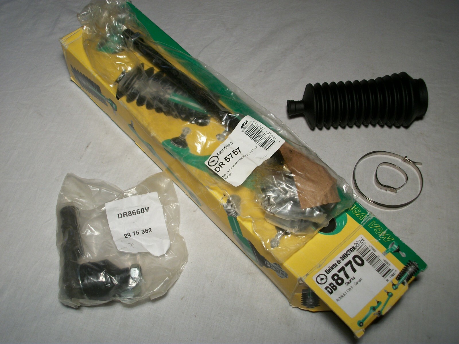 Biellette gauche MGA DB8770 pour supprimer le jeu au volant Clio II