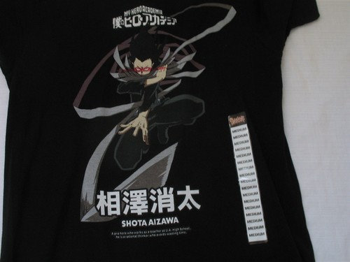 NEW My Hero Academia T-Shirt Mens M Japanese Anime Shoto Aizawa Tee Shirt - Picture 3 of 6