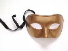Black White mens masquerade eye mask for man boys simple classic costume fun