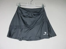 Camel Crown Womens Stretch Skirt Lightweight Elastic Waist Size M Gray