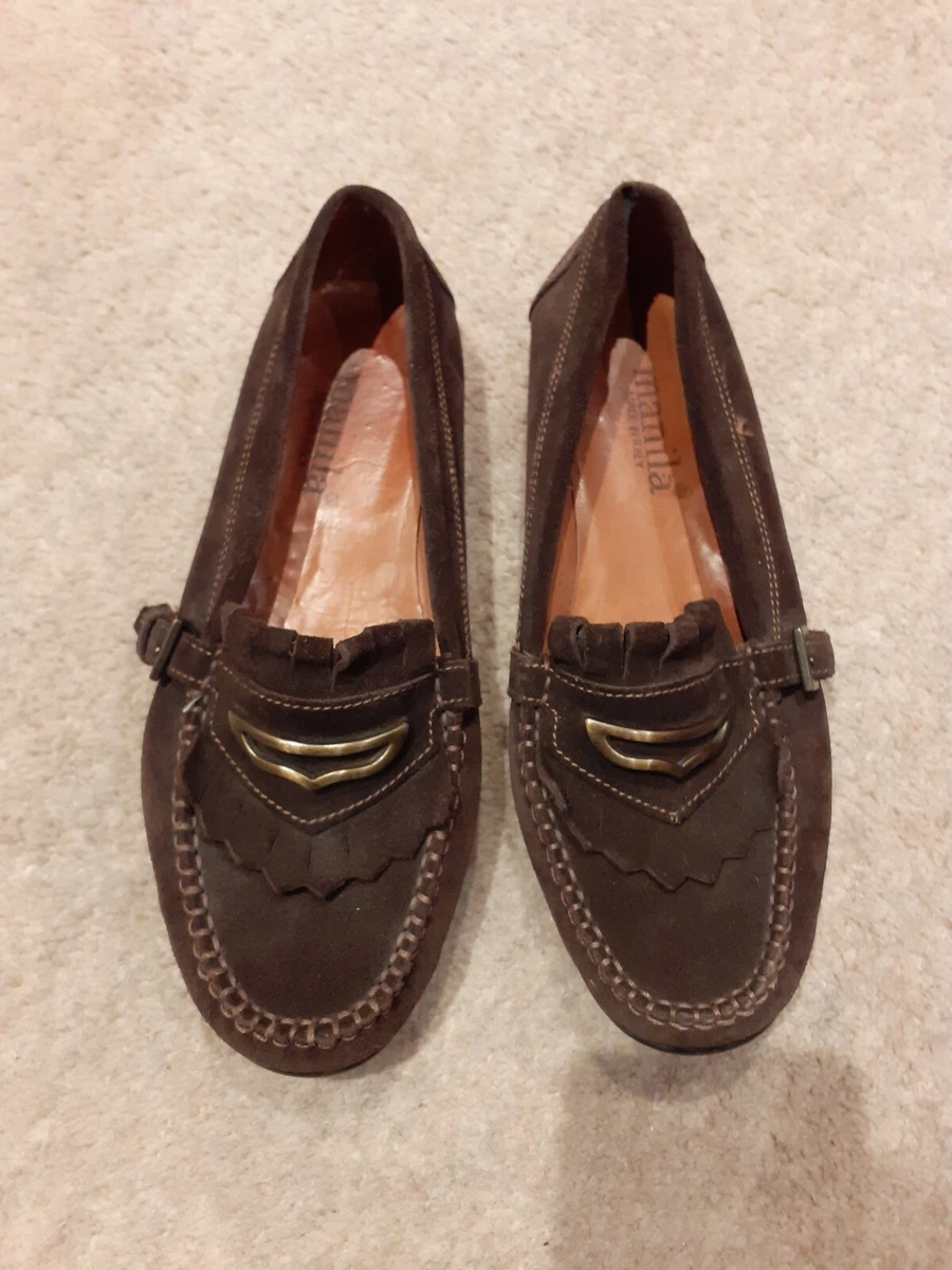 Brown flat shoes clearance uk