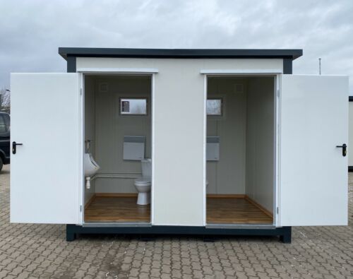 Sanitärcontainer WC-Container Doppel-Toilette Toilettencontainer NEU sofort - Bild 1 von 12