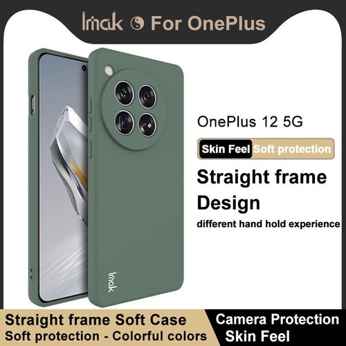 IMAK Pour OnePlus 12 5G, Coque Housse Antichoc Slim Mat Caoutchouc Souple Silicium TPU - Photo 6 sur 14