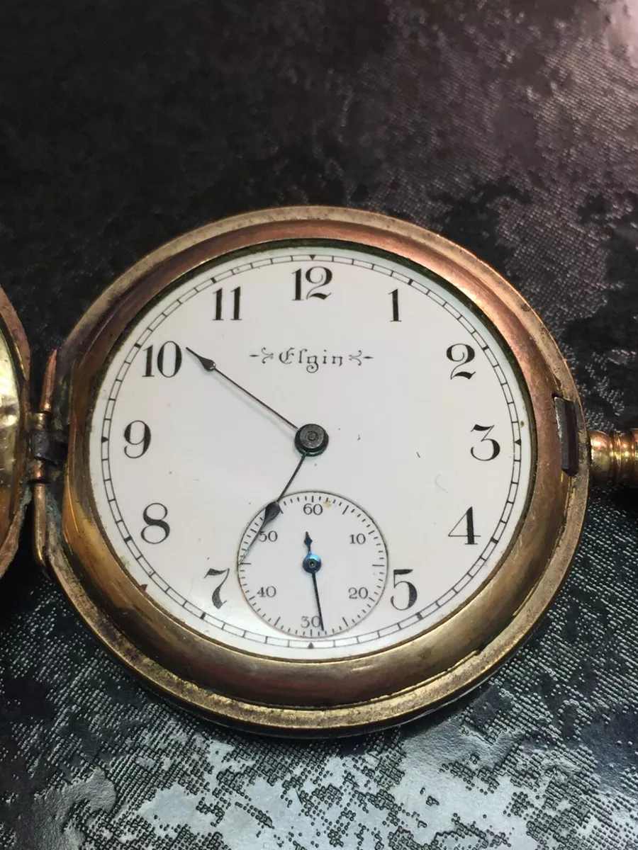 1912 elgin pocket watch top