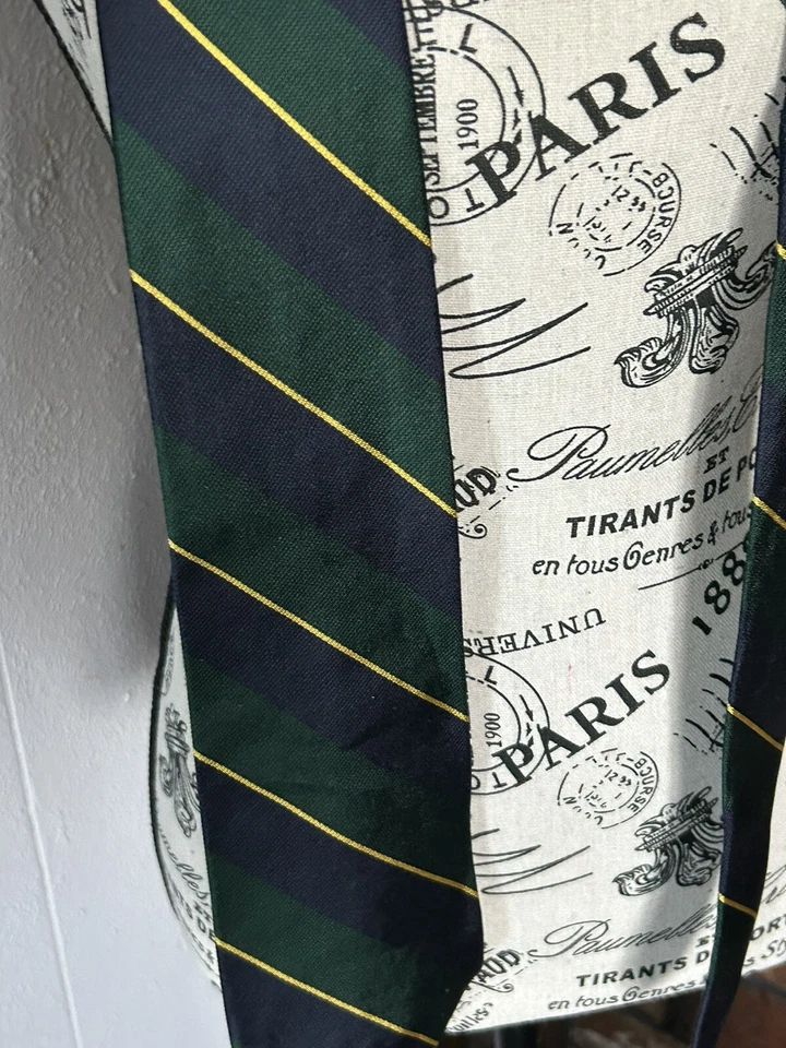 Hombres Arcilla Brooke Simple 100% Seda Informal Preppy Clásico Largo Corbata Vestido de Carrera Foto 3 de 4