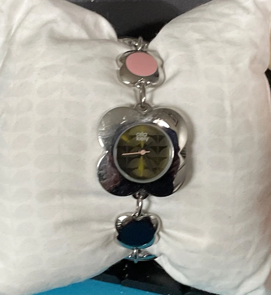 RELOJ BRAZALETE ORLA KIELY OK 4077 FLOR MARGARITA CON CAJA Foto 3 de 4