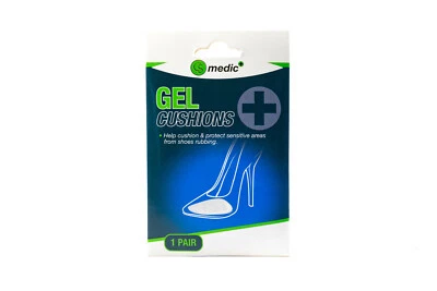 FEET TREAT 1 Pair Gel Foot Cushions High Heel Shoe Insole Comfort Party Feet