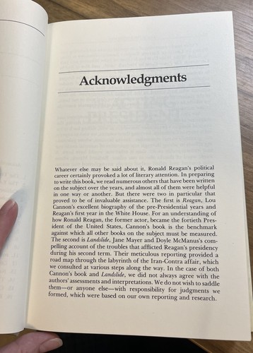 The Acting President by Gary P. Gates and Bob Schieffer (1989, Hardcover) 1st Ed - Picture 6 of 7