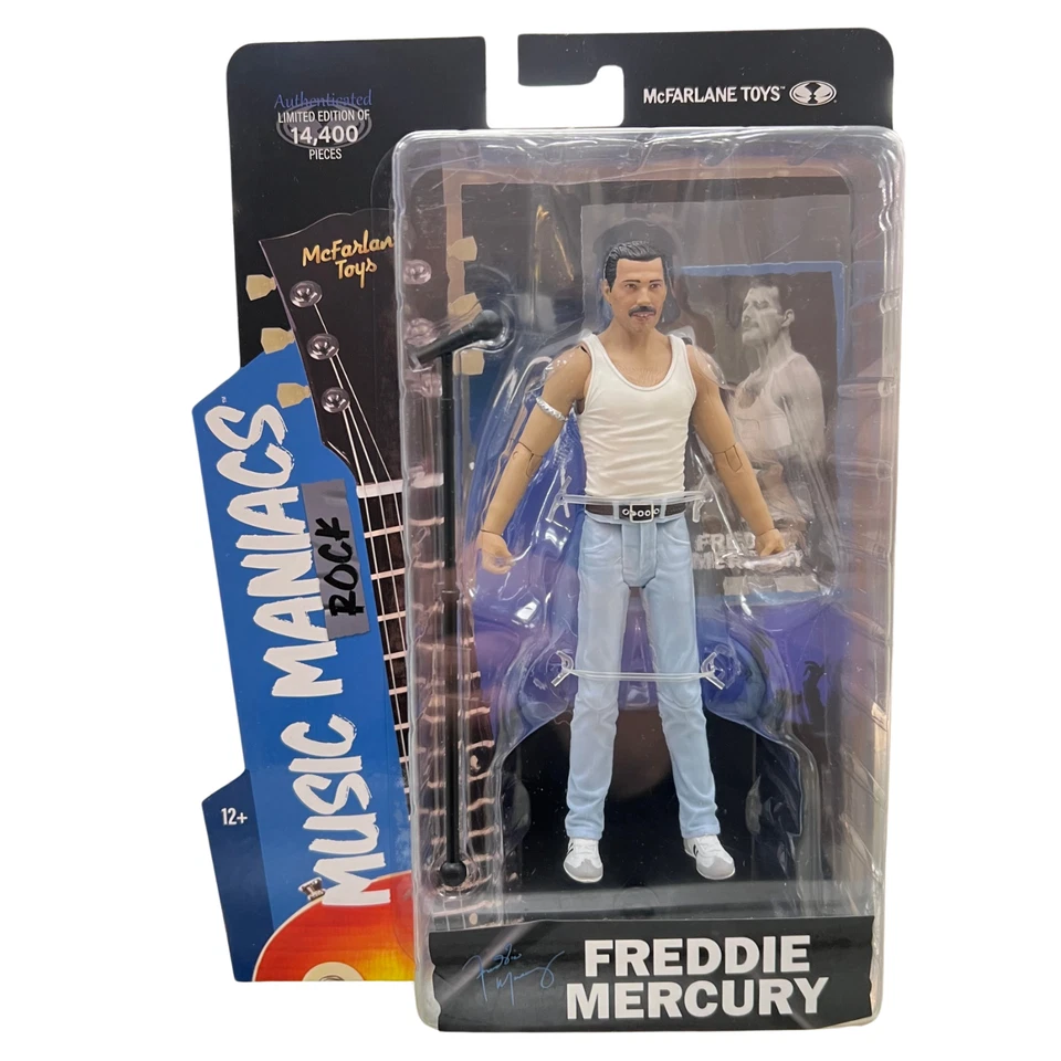 Music Maniacs Rock Wave 3 女王 Freddie Mercury 6 英寸比例可动人偶 — 第 4/4 张图片