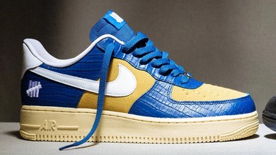 Air Force 1 bajas SP 'Undefeated 5 en piel de cocodrilo que Amarillo Azul  Talla 10.5 | eBay