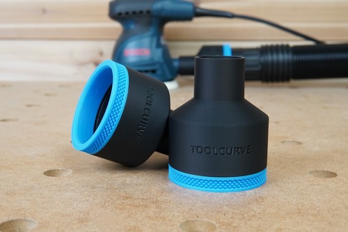 Adaptador de manguera de aspiradora de tienda de 2 1/2" para lijadora Bosch ROS20VSC, ROS20VSK - Imagen 3 de 4