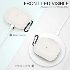 AMZER Silicone Skin Jelly Earphone Case With Carabiner Clip for AirPod Pro