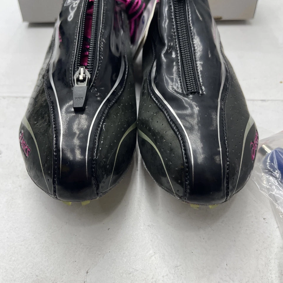 Zapatos Asics Prima Diva Sprint 2 Fucsia Plateados Atletismo Spike para mujer 7’ Foto 4 de 4