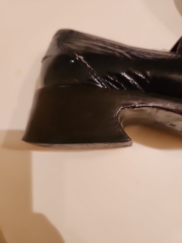 Women's Sies Marjan Leather Platform Heel Clogs Sandal Black Size 38 - Picture 7 of 8