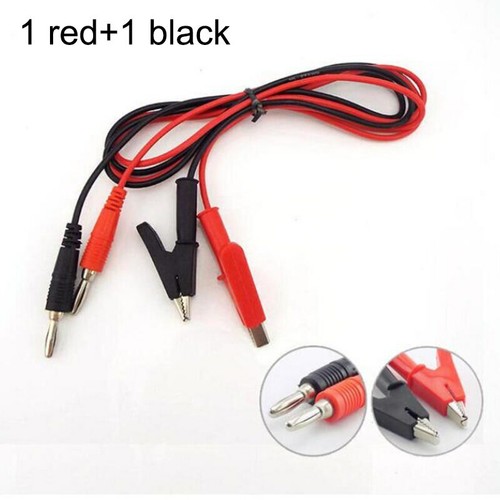 Dual Alligator Clips Banana Plug Test Cable Leads Connector Tester Probe for DIY - Picture 18 of 21