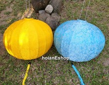 Set 2 Round Big Silk Lanterns for Wedding Tent decor Vietnam Silk Lanterns 90cm