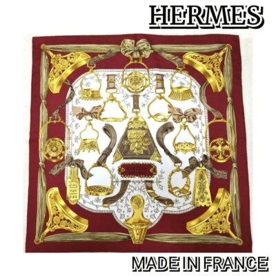 HERMES ETRIERS Carre 90 Multicolor Silk 100% Scarf /HE0683 | eBay 