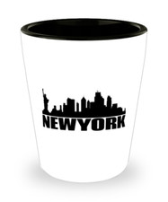Shot Glass Skyline NEW YORK, Shot Glass Gift, New York Shot Glass, Souvenir Gift
