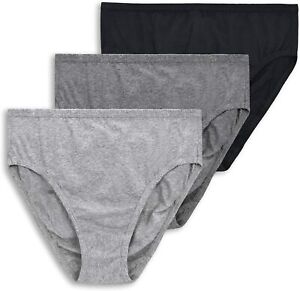 Women's Comfort Soft Cotton Plus Underwear High-Cut Brief Panty Underpants 