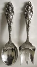 REED & BARTON Sterling Silver LOVE DISARMED STERLING SILVER SALAD SET 10 1/2" 15