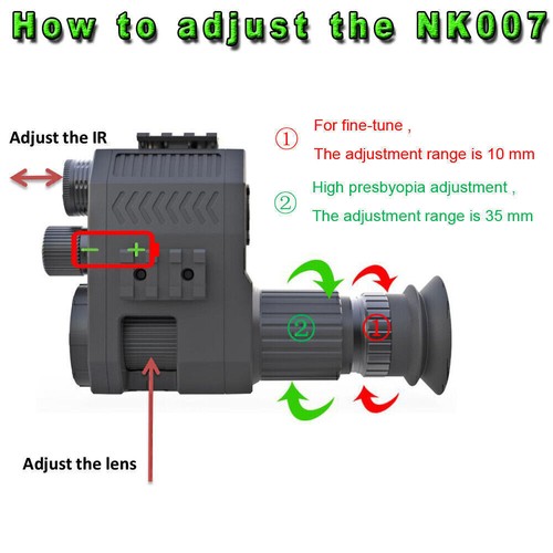 Megaorei IR Infrared 850nm/940nm Night Vision Scope Record Video Camera 400m UK - Picture 12 of 25
