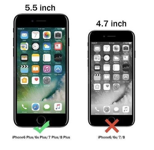 IPHONE 6+ /6s Plus/ 7 Plus / 8 plus tempered glass Screen protector - Picture 4 of 5