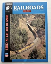 Nov 1992 CTC Board Railroads Train Magazine UP Down to the Sea in Chips