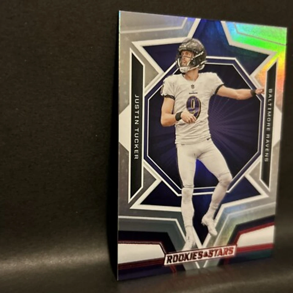 2023 Justin Tucker Panini Rookies & Stars - #7 Longevity Red  - Image 4 of 4