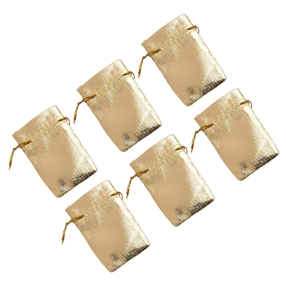 New Year's Organza Bags Xmas Decoration Jewelry Drawstring High Quality - Image 3 of 4