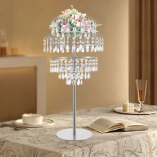 5-Tiers Flower Stand Multi-function Flower Stand Tabletop Wedding Flower Stand