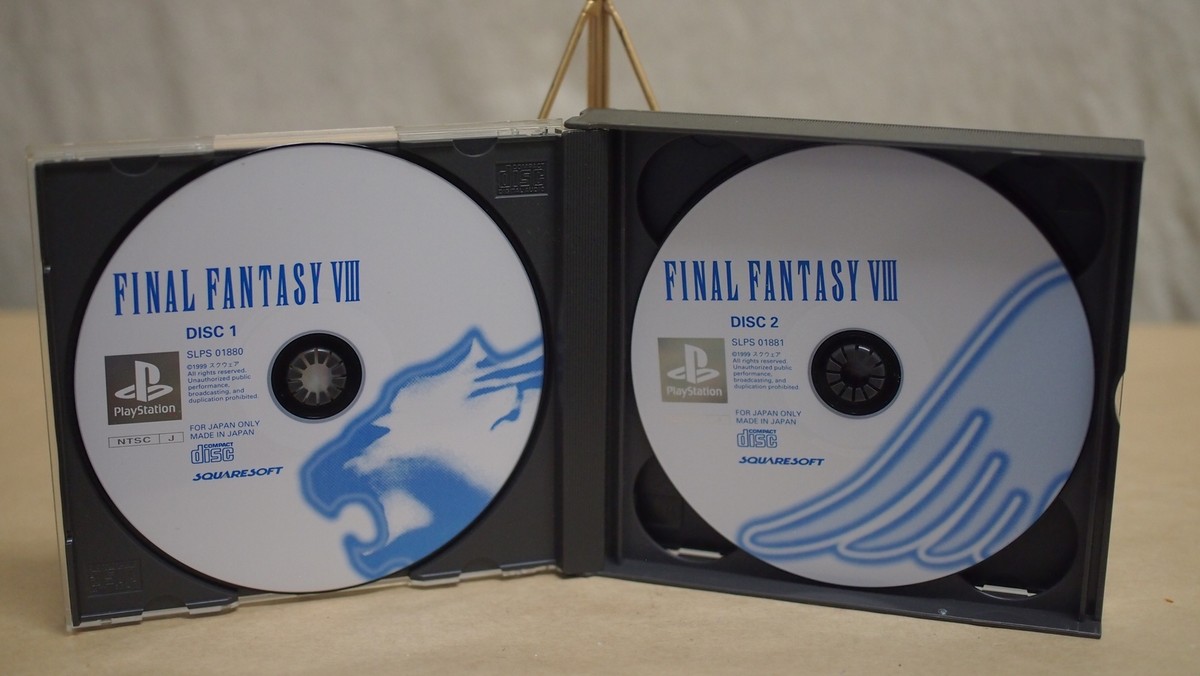 Final Fantasy viii PlayStation 1 Japan Tested PS1 VG w