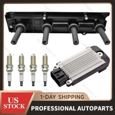 Ignition Coil Module 4 Spark Plugs Fits Chevy Cavalier Malibu HHR Cobalt Classic