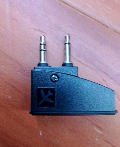 Airplane Adapter for Headphone, 3.5mm Airline Flight Converter for Bose Quiet - Picture 2 of 3