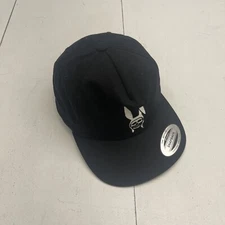 Yupoong The Classics Black Skull Bunny Ear Snapback Mens Size OS