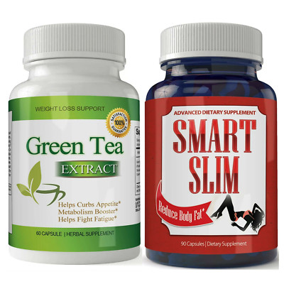 Green Tea Extract Metabolism Support Supplement & Smart Slim Weight Management