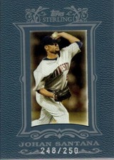 2007 Topps Sterling #87 Johan Santana  #/250 BX 1YY