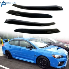 4Pcs Window Visors Rain Guards JDM Style For 2015 2016 2017 2018 Subaru WRX STI