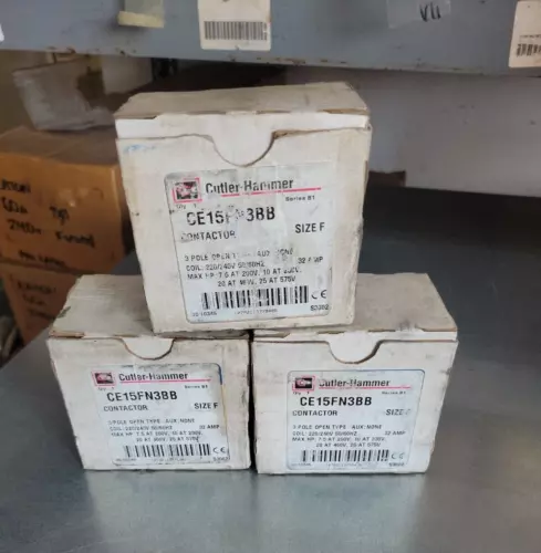 1- EATON CE15FN3BB Contactors, Freedom Series 32 Amp 3PH 240V N/0~ NEW OLD STOCK