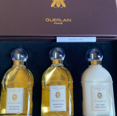 Guerlain EAU IMPERIALE Body Care Set (Shower Gel, Shampoo, Body Milk) in Box