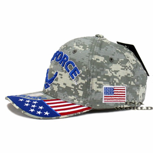 U.S. AIR FORCE Hat USAF Military Logo Embroidery Official Licensed Baseball Cap - Picture 102 of 155