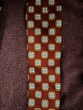 EXCELLENT CONDITION JZ RICHARD BLUE RED FLORAL DESIGNER LUXURY TIE