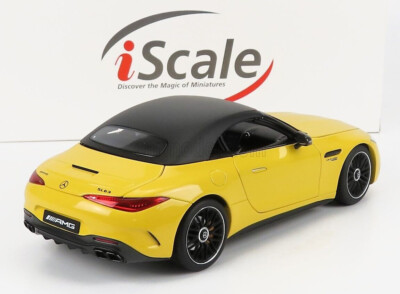 【未開封】1/18メルセデス特注品AMG SL(R232)ハイパーブルー Amazon | iScale 1/18 Mercedes Benz SL63 AMG (R232) 4MATIC+