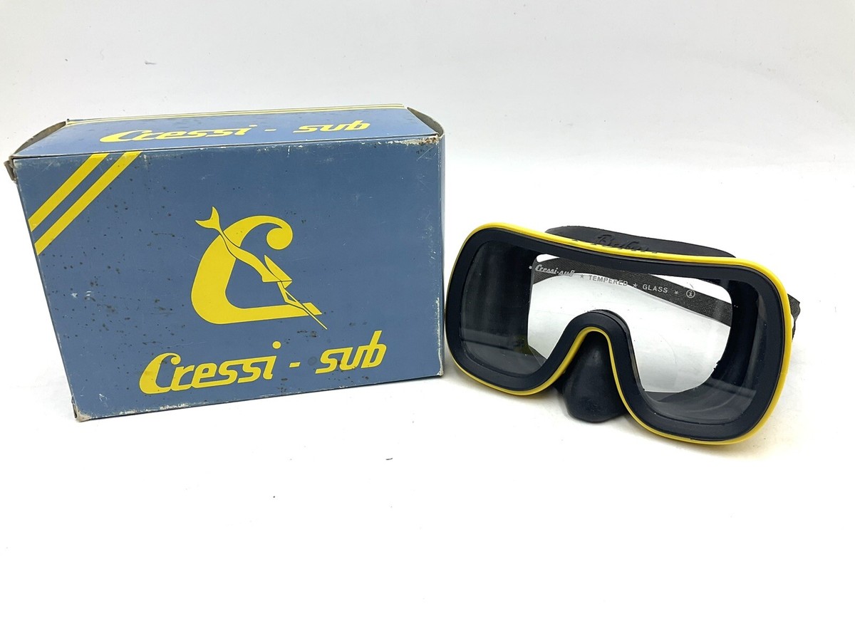 CRESSI SUB KID rare vintage 70s Anni 70 PIUMA MASK MASCHERA