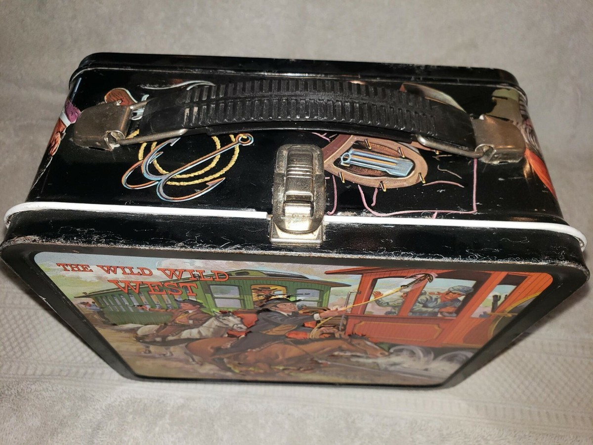 1969 THE WILD WILD WEST Lunchbox EXCELLENT Aladdin Western Robert