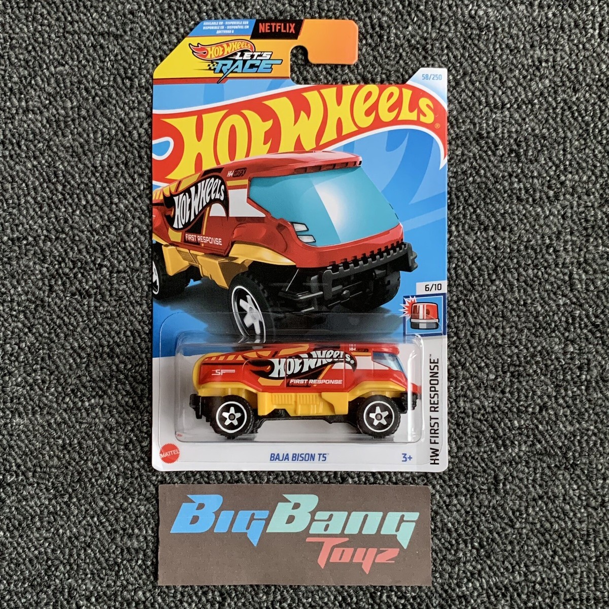 Hot Wheels Baja Bison T5 #58 Mainline 2024 Case J (In-Stock