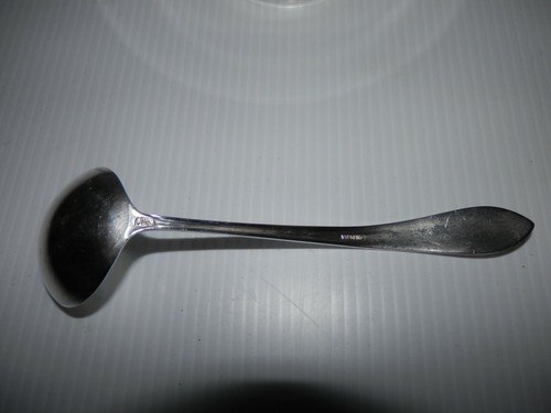 Vintage Sterling Footed Serving Sauce Condiment Mayo Relish Bowl Sterling Spoon - Picture 6 of 10