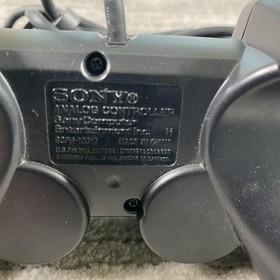 Vintage Sony PlayStation 2 DualShock 2 Controller Black SCPH-10010 Wired Tested