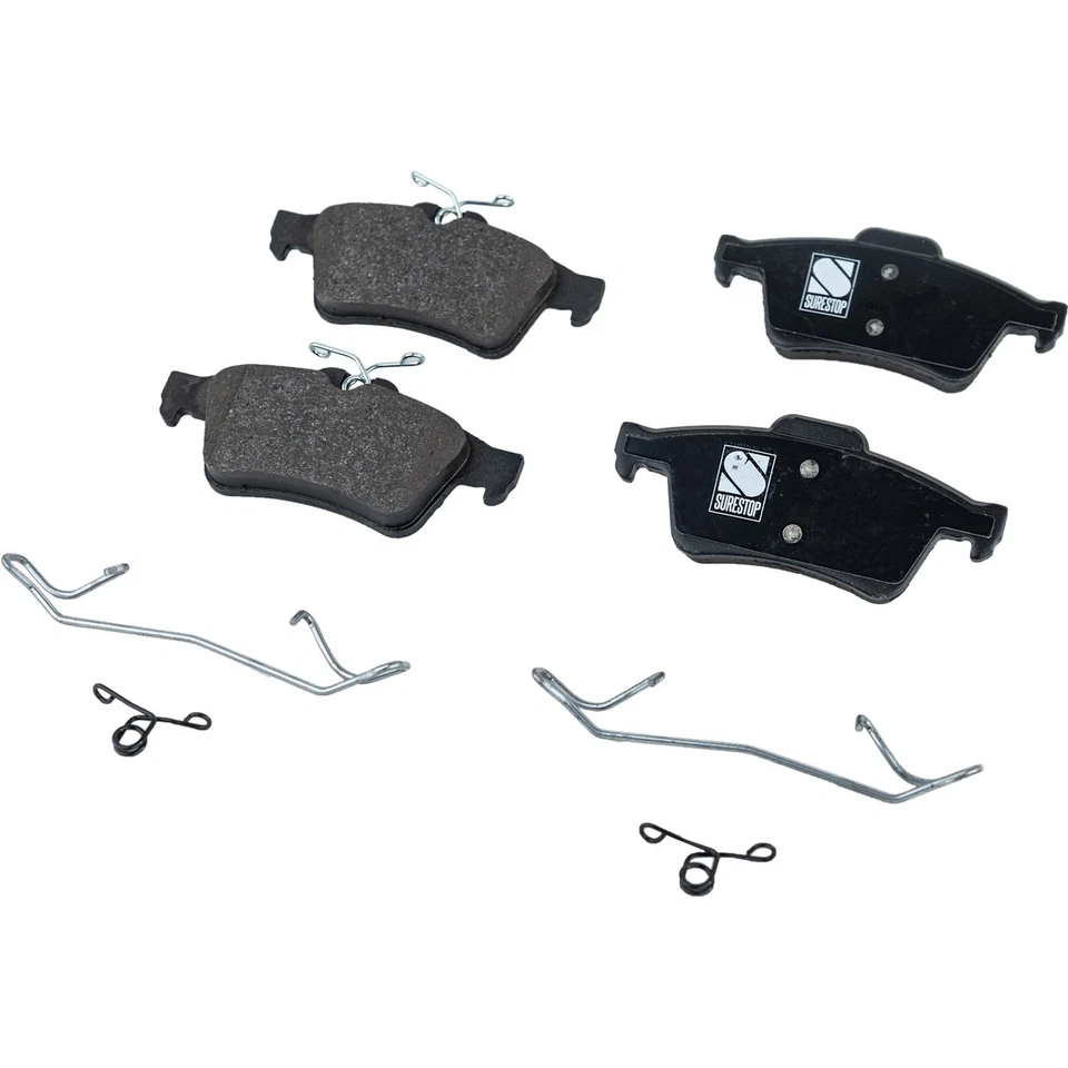 Front & Rear Brake Disc Rotors and Pads Kit For Jaguar XF 2013 2014 2015 - Image 3 of 4