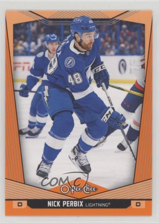 2024-25 O-Pee-Chee Orange Border 18/25 Nick Perbix #234 2d8